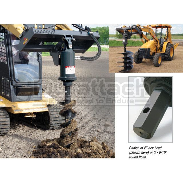 SKID STEER WIRE WINDER AUGER BIT